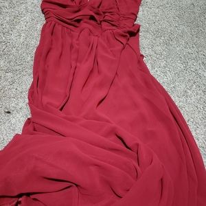 Red prom dress